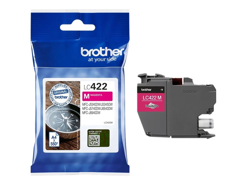 Brother LC422 bläckpatron (magenta)