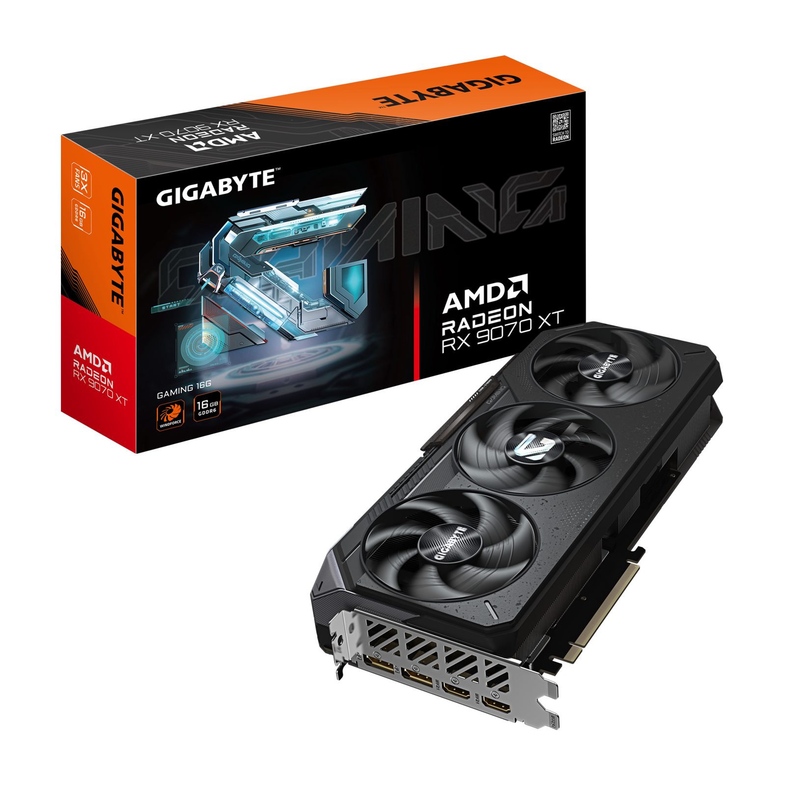 Gigabyte Radeon RX 9070 XT GAMING 16GB, bild 4