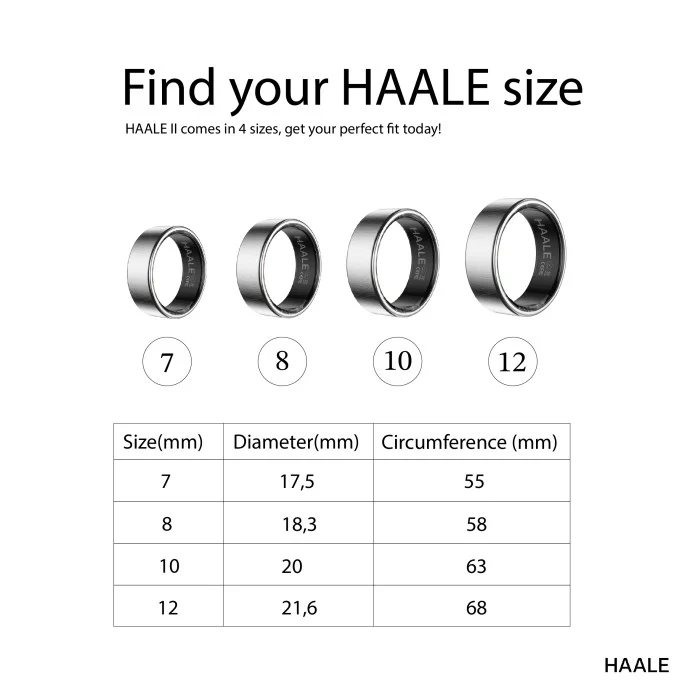 Haale Ring II Sizing kit