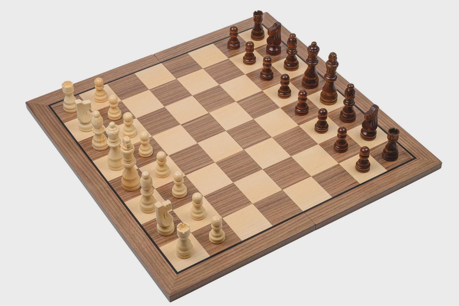 Chess-Set, folding, field 50 mm
