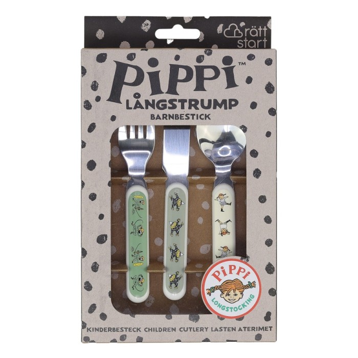 Rätt Start bestick 3 delar, Pippi Cirkus, bild 2