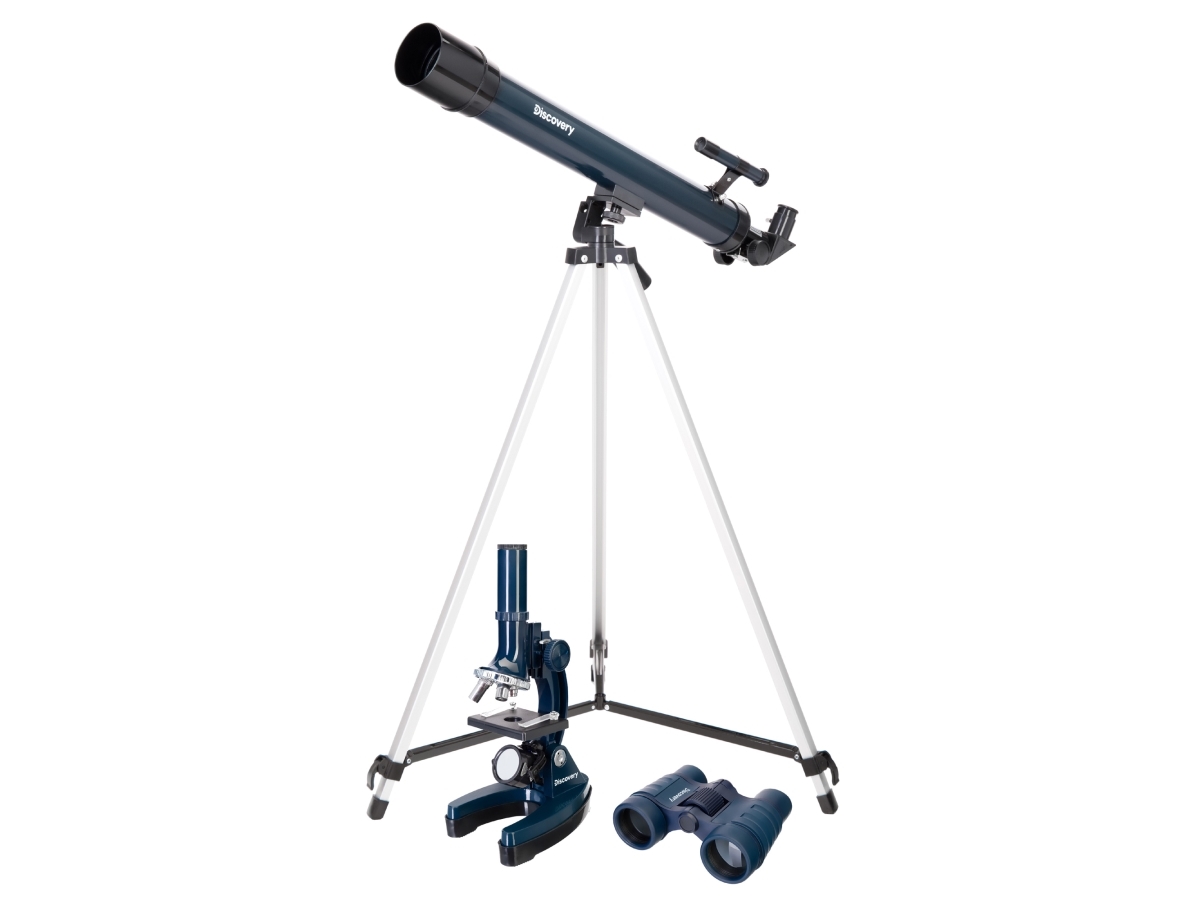 Levenhuk Discovery Scope-set 3 med bok
