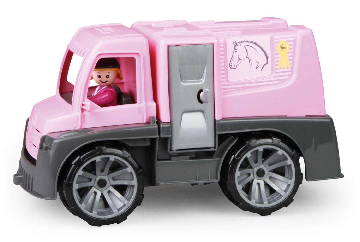 Lena TRUXX 04458, Lastbil, Horse carriage, Inomhus / utomhus, 2 År, Plast, Svart, Grå, Rosa