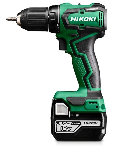 HiKOKI DS18DDWPZ borrskruvdragare 18 V 55 Nm, 2 x 5,0 Ah