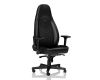 noblechairs ICON PU-Leather - Svart / Svart, bild 2