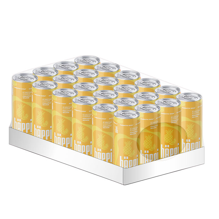24 x hÄppi 330 ml Ananas Apelsin 2 kr pant