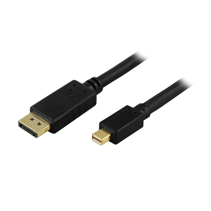 Deltaco DisplayPort till Mini Displayport Kabel 1m - Svart