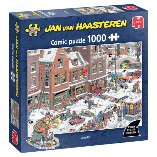 Jan van Haasteren Pussel: Streetlife 1000 Bitar