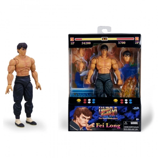 Jada Ultra Street Fighter II (2) The Final Challengers Figure Fei Long