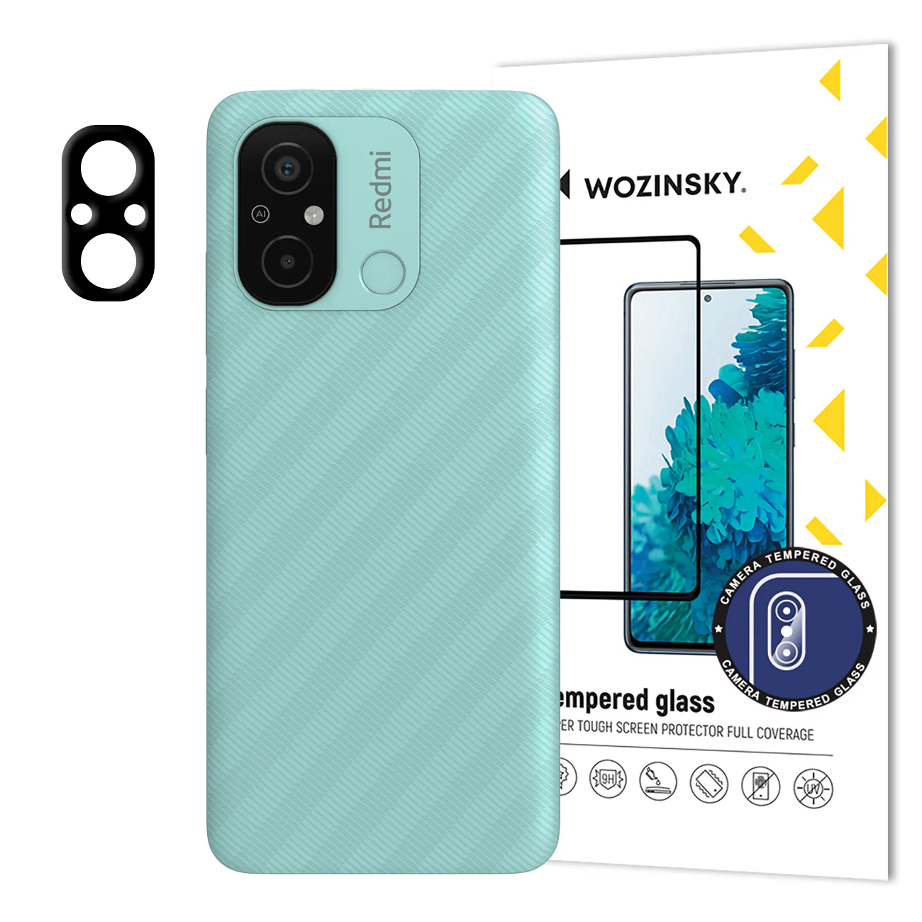 Wozinsky Fullt kameraglas för Xiaomi Redmi 11A / Poco C55 / Redmi 12C