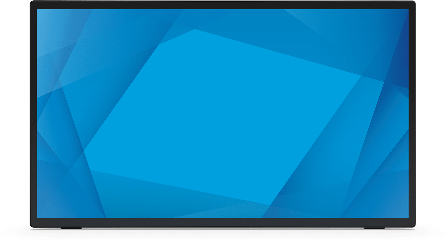 27" ELO Touch Systems 2770L, IPS 1920x1080, 75Hz, 14 ms, 10-point touch, VGA/2xHDMI/DP, högtalare, USB-hubb - Svart, bild 2