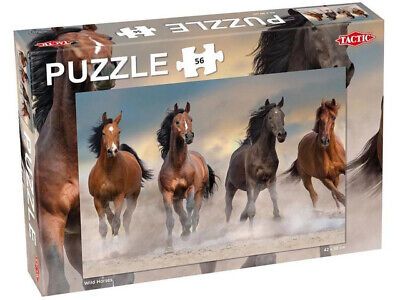 Tactic Wild Horses 56 pcs, 56 styck, Djur, 4 År