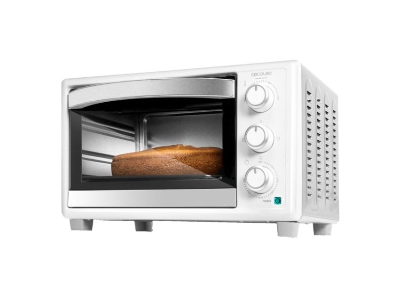 Cecotec Bake&Toast 2300, 23 l, Vit, Bänkdiskmaskin, Rotations-, Mekanisk, 60 min