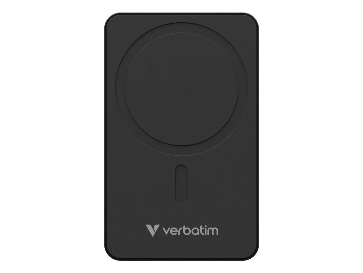 Verbatim Charge ''n'' Go Essentials, 5000 mAh, Quick Charge 3.0, Trådlös laddning, 35 W, Svart
