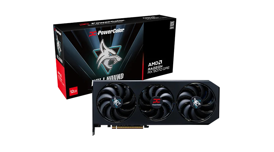 PowerColor Radeon RX 9070 GRE 12GB Hellhound, bild 4