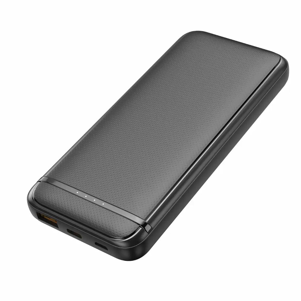 Denver Powerbank 10000mAh med inbyggd USB-C och Lightingkabel, bild 3