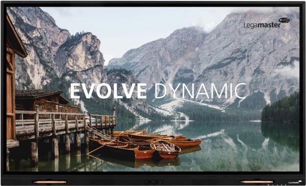 Legamaster EVOLVE DYNAMIC interaktiv skärm EVD-6500 EU, 165,1 cm (65), 450 cd/m², 1,073 miljarder färger, 3840 x 2160 pixlar, 4K Ultra HD, IPS