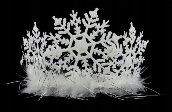 Arpex tiara med snöflinga