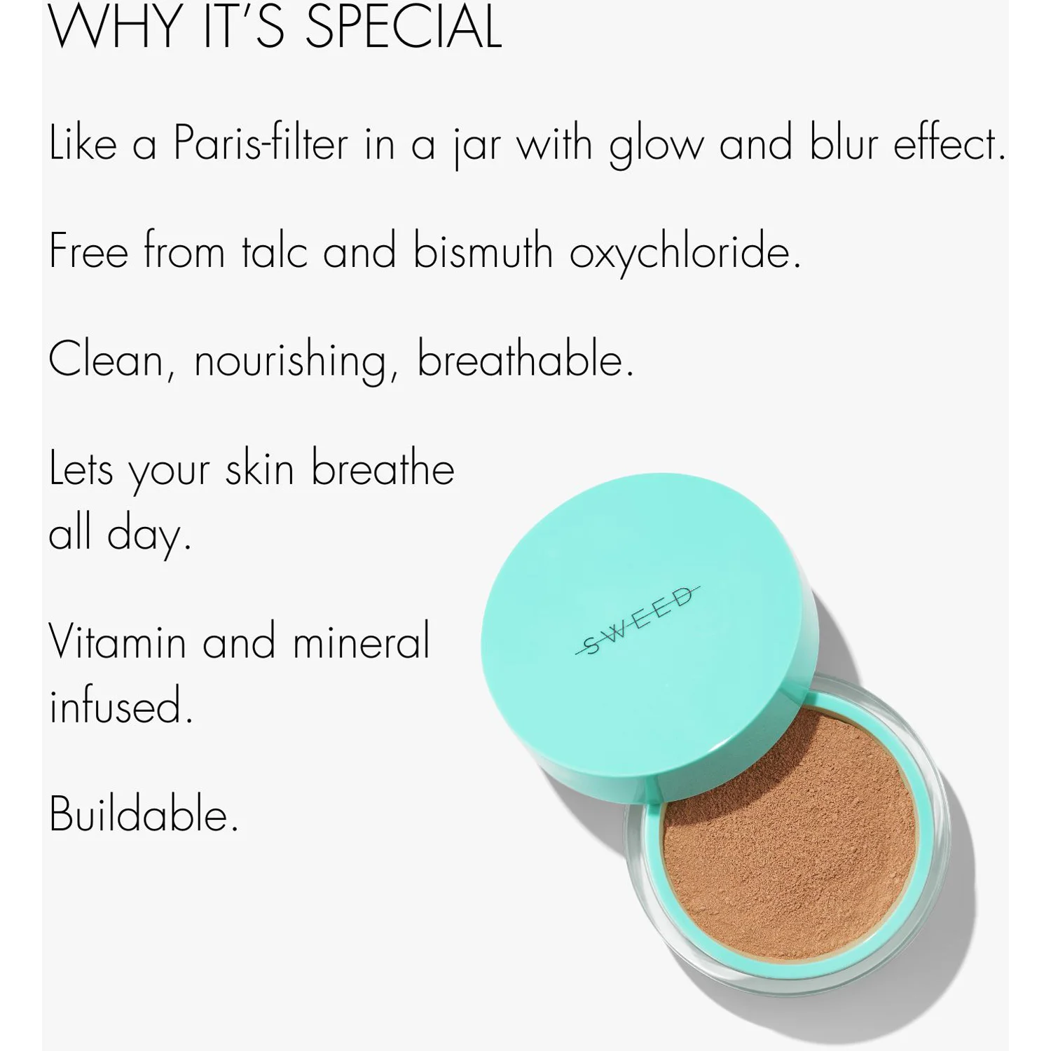 Sweed Miracle Powder Mini 01 Light 2 g, bild 5