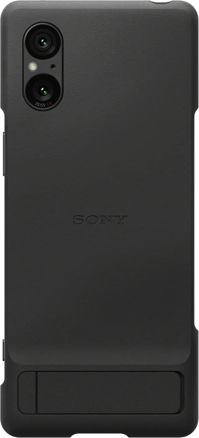 Sony Xperia 5 V Back Cover fodral (svart)