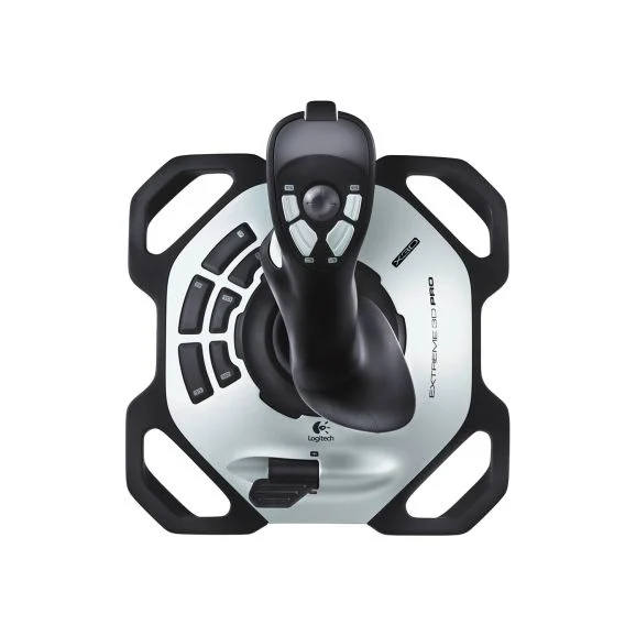 Logitech G Extreme 3D Pro svart, vit USB 2.0 Joystick digital pc, bild 4