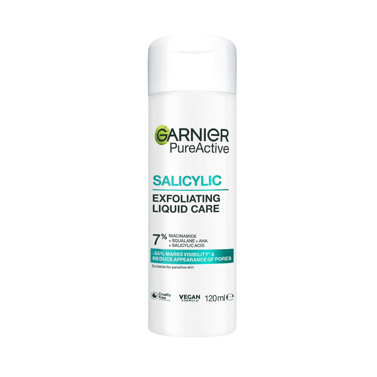 Garnier PureActive Salicylic Exfoliating Liquid Care For Impure Skin 120 ml