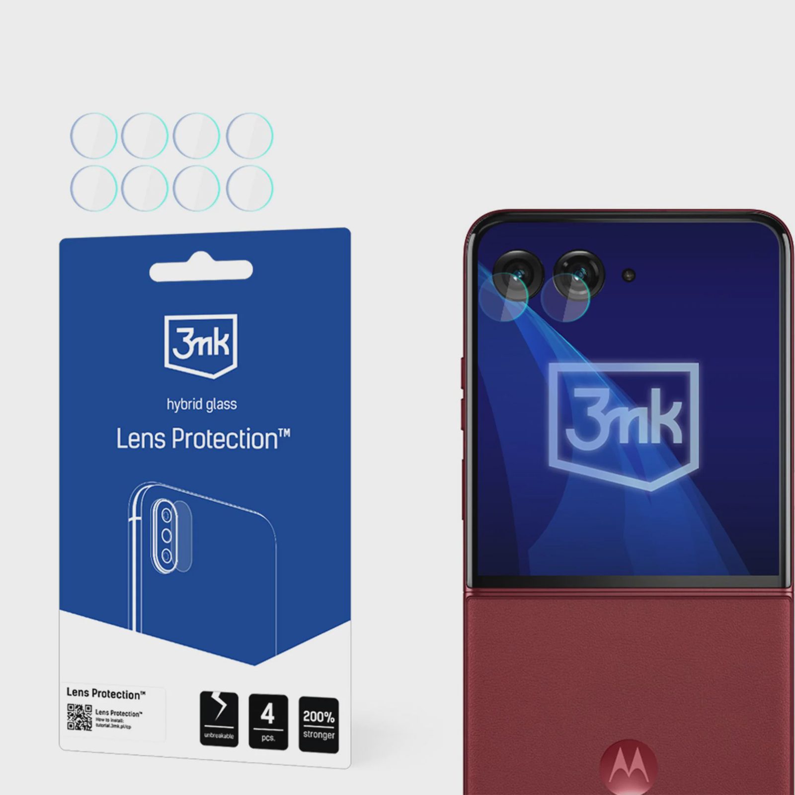 3mk linsskydd för Motorola Razr 60 Ultra