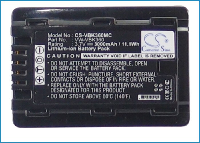 Batteri till Kamera för Panasonic SDR-H85, SDR-T55, SDR-T50 m.fl., bild 3