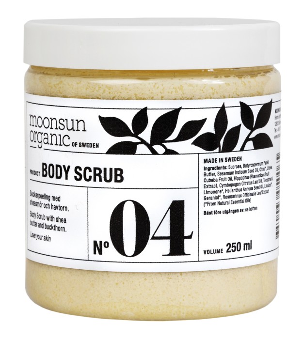 Moonsun Organic of Sweden Body Scrub 250 ml