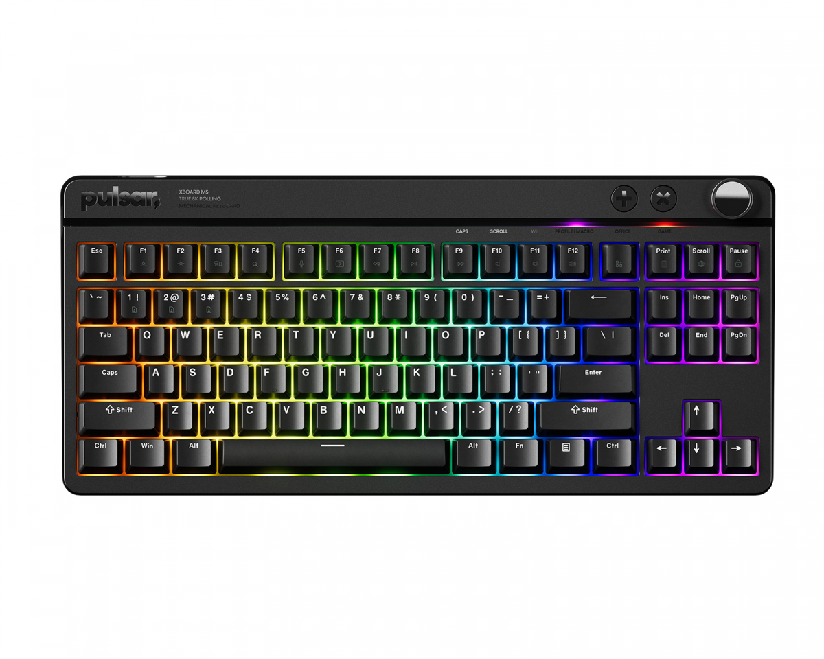 Pulsar Xboard MS TKL 8K Tangentbord ANSI - Svart