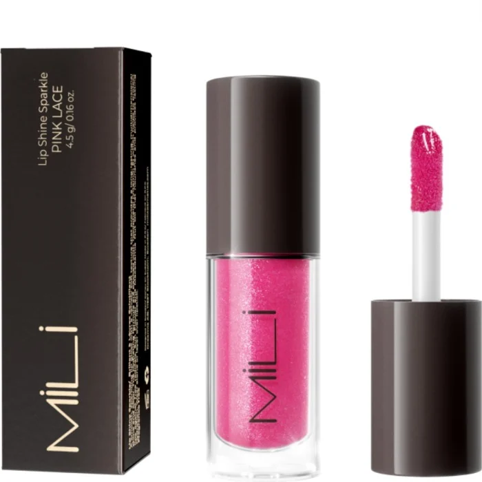 MILI Cosmetics Lip Shine Sparkle Pink Lace 4,5 g