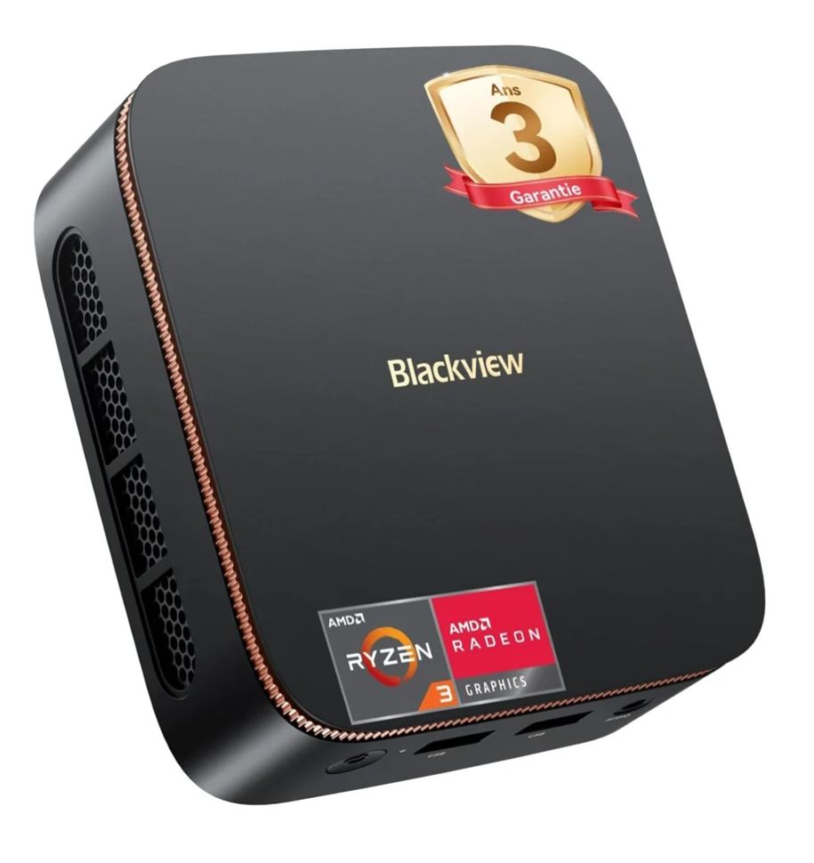 Mini PC Blackview MP20 Ryzen 3 3300U 8GB SSD256 W11Pro svart