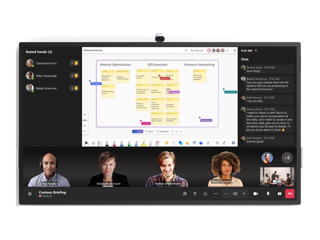 Microsoft Surface Hub 3 för Business Touch Display 85 tum 215,9 cm