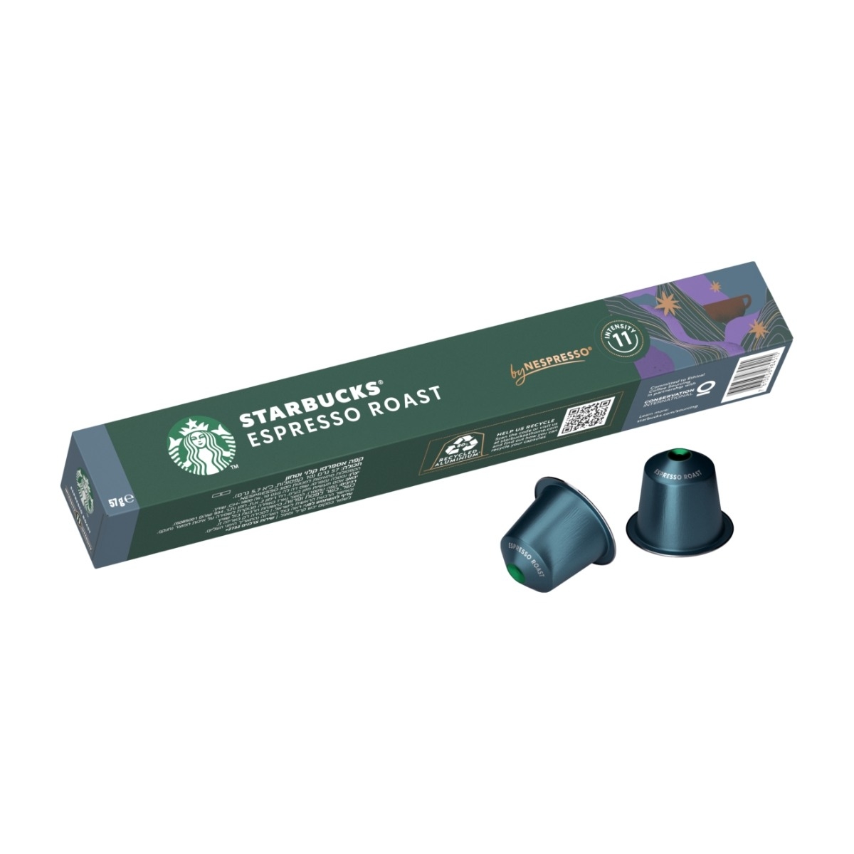 Starbucks Espresso Roast kaffekapslar By Nespresso