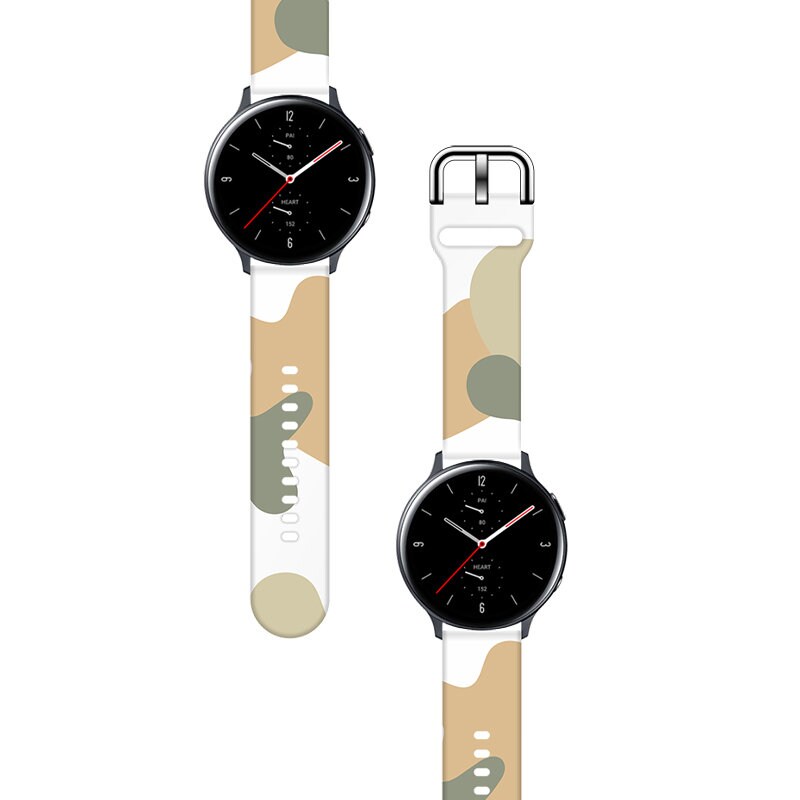 Armband Moro för Samsung Galaxy Watch 40/41/42/43/44 mm silikonarmband - mönster 6, bild 2