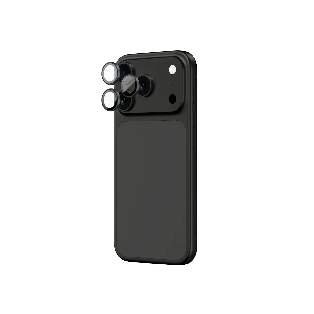 AmazingThing Linsglas för iPhone 17 Pro / Pro Max med grå aluminiumram, bild 3
