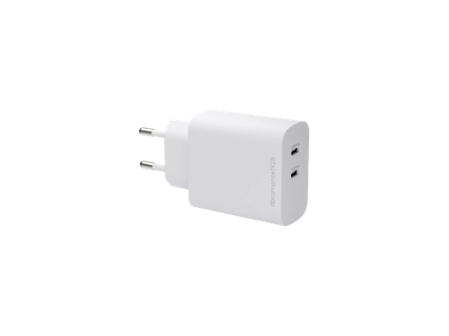 Dbramante1928 - EU Wall Charger - 2xUSB-C 45W - White, bild 2