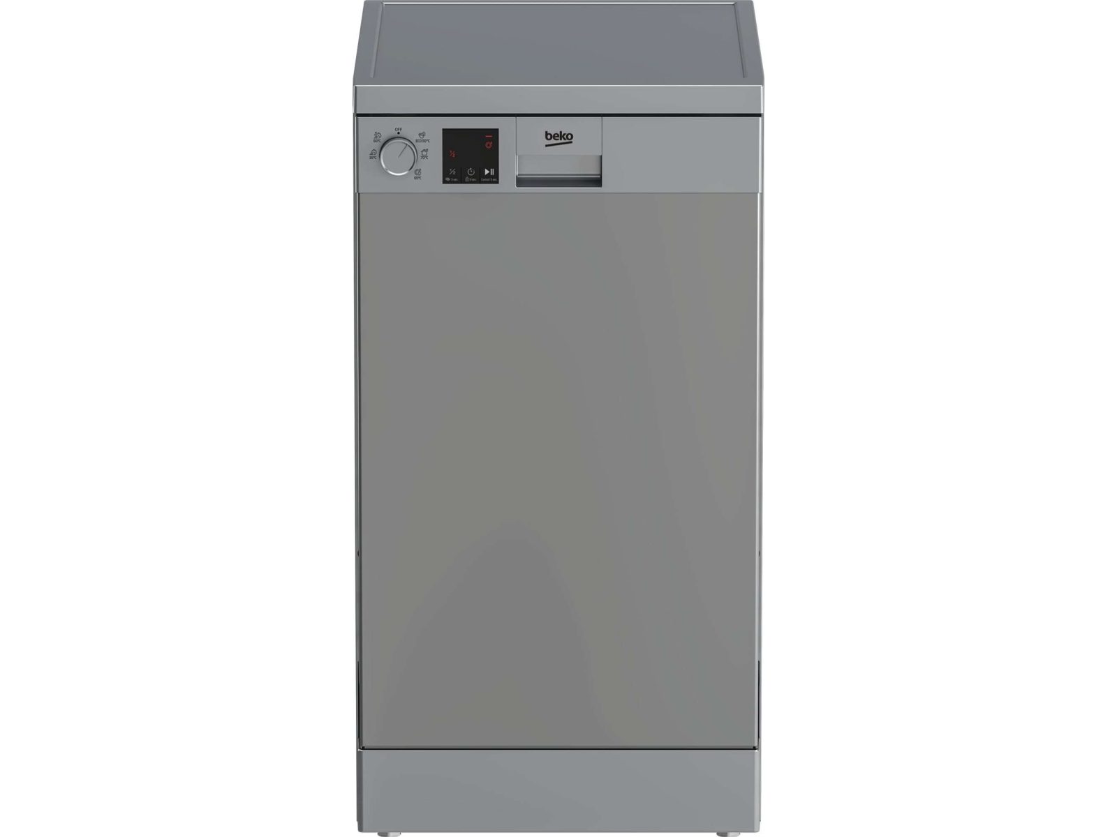 Beko DVS05024S - Diskmaskin - bredd: 44.8 cm - djup: 60 cm - höjd: 85 cm - silver