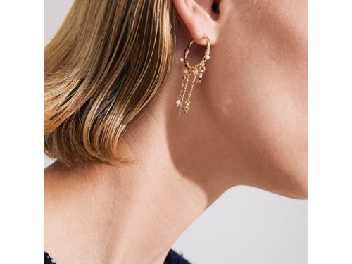PILGRIM - ARLET Earrings - Gold - 45 mm, bild 2