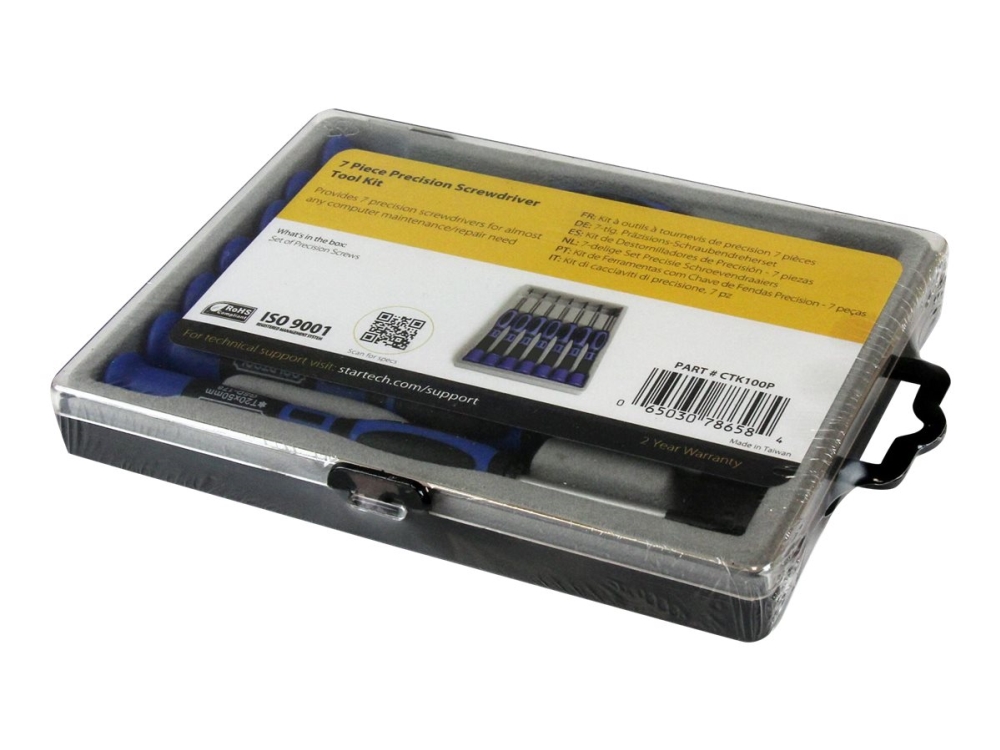 StarTech.com 7 Piece Precisionsskruvmejselsats Computer Tool Kit