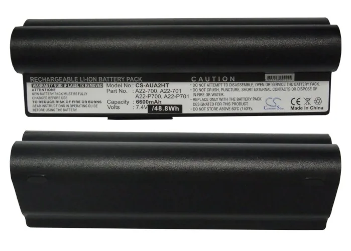 Batteri till Notebook, Bärbar dator för Asus Eee PC 701, Eee PC 701C, Eee PC 800 m.fl., bild 2