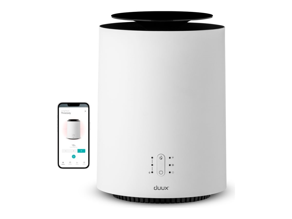 Duux Threesixty 2 - Värmefläkt - bord - 1.8 kW - vit