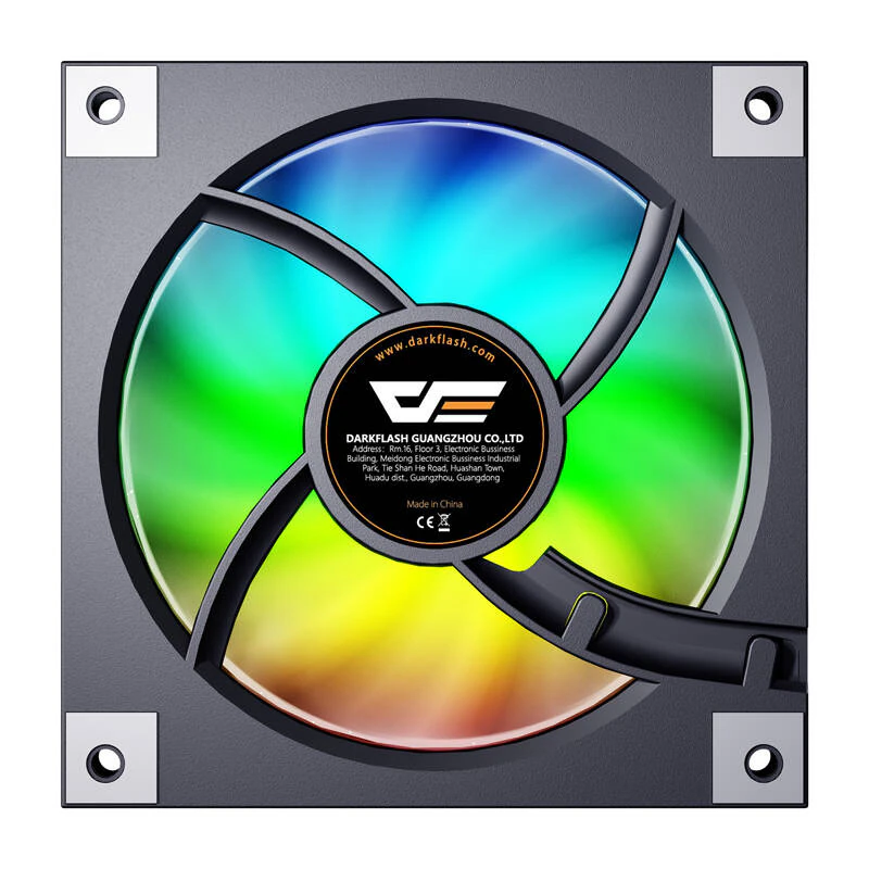 Darkflash DM20 computer fan (black) - Chassi fläkt - 120mm - Svart - 32 dBA