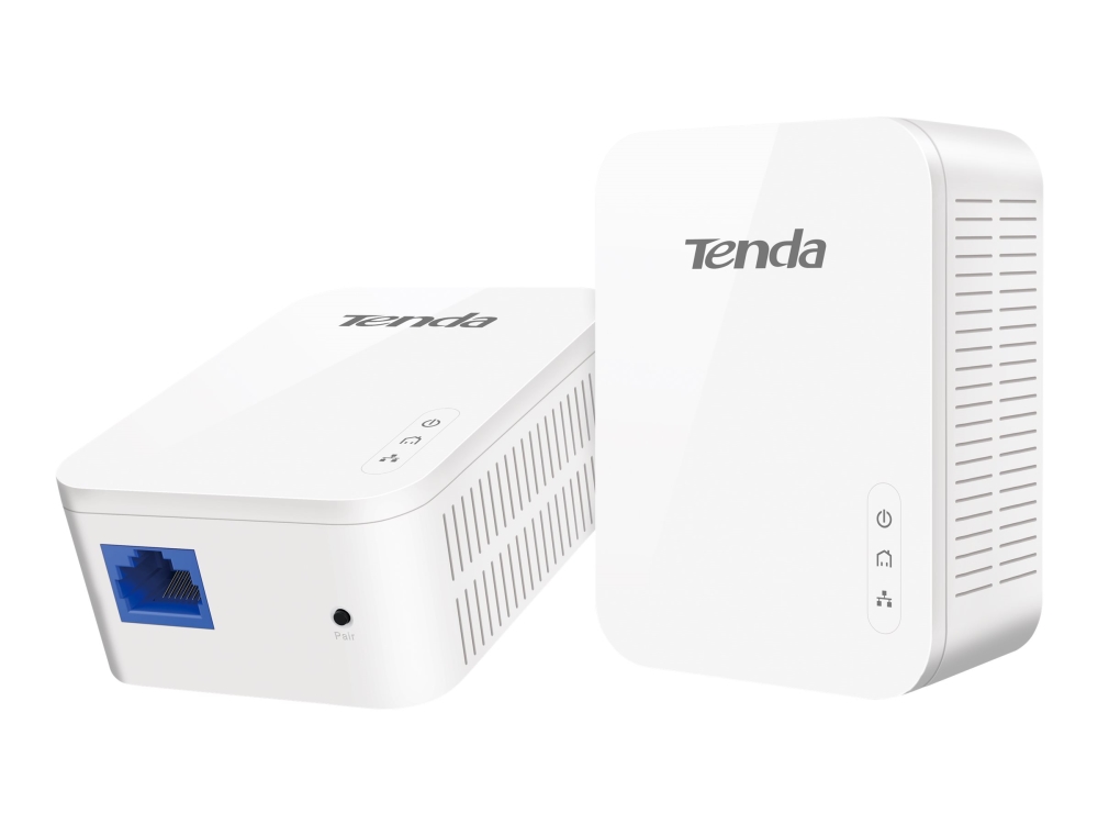 Tenda PH3 - Brygga 1GbE, HomePlug AV (HPAV) 2.0 - vägginsticksbar (paket om 2)