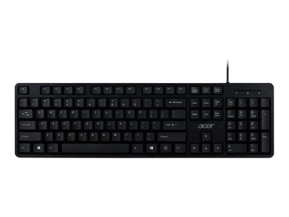 Acer AAK930 - Sats med tangentbord och mus - Nordisk - svart - detaljhandel