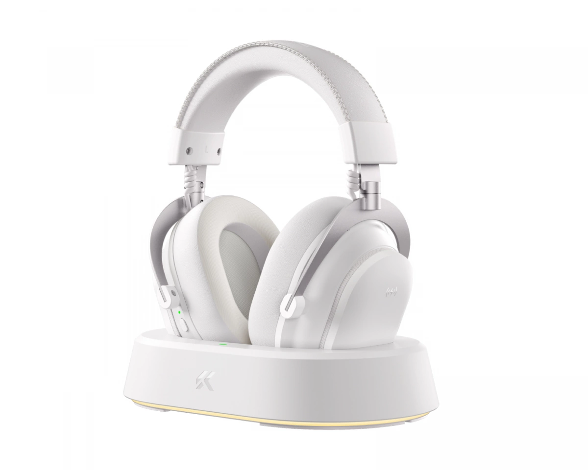 MCHOSE V9 Turbo Trådlöst Headset - Icy White