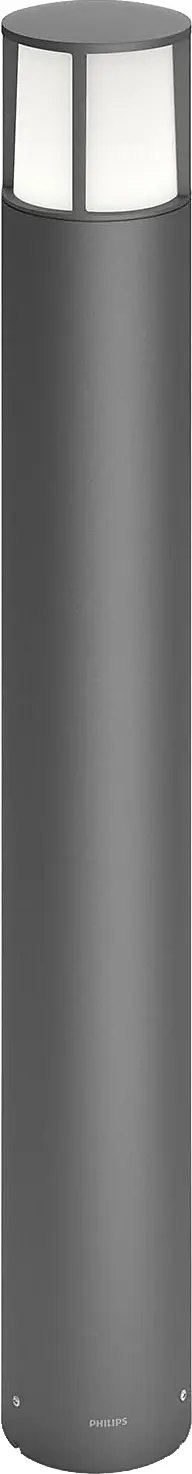 Philips Stock LED Stolplampa 6W, antracit