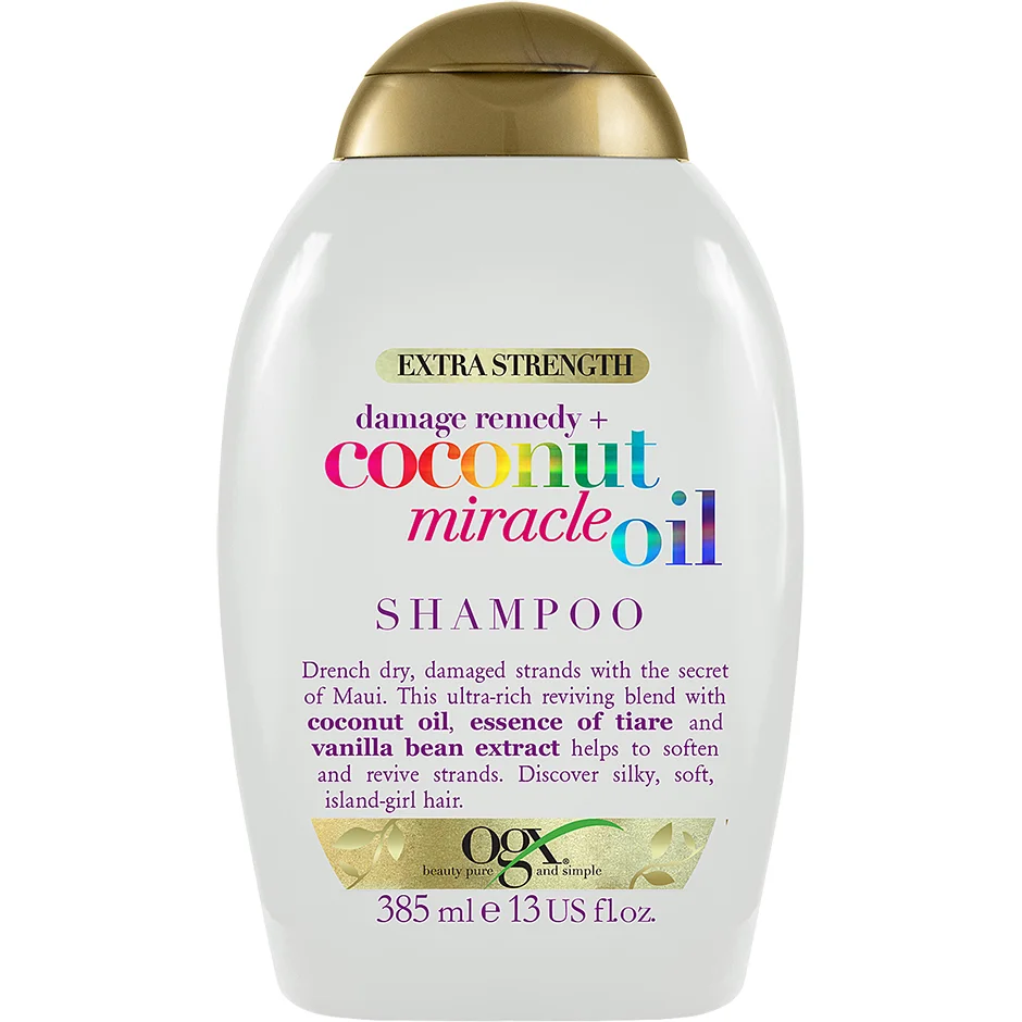 Ogx Damage Remedy Coconut Miracle Oil Shampoo 385 ml, bild 4