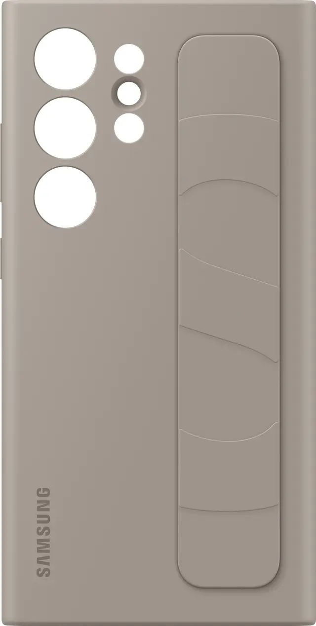 Samsung Galaxy S24 Ultra Standing Grip fodral (taupe)