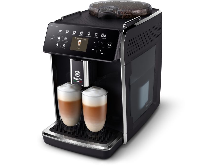 Saeco SM6480/00, Espressomaskin, 1,8 L, Kaffebönor, Malet kaffe, Inbyggd kvarn, 1500 W, Svart